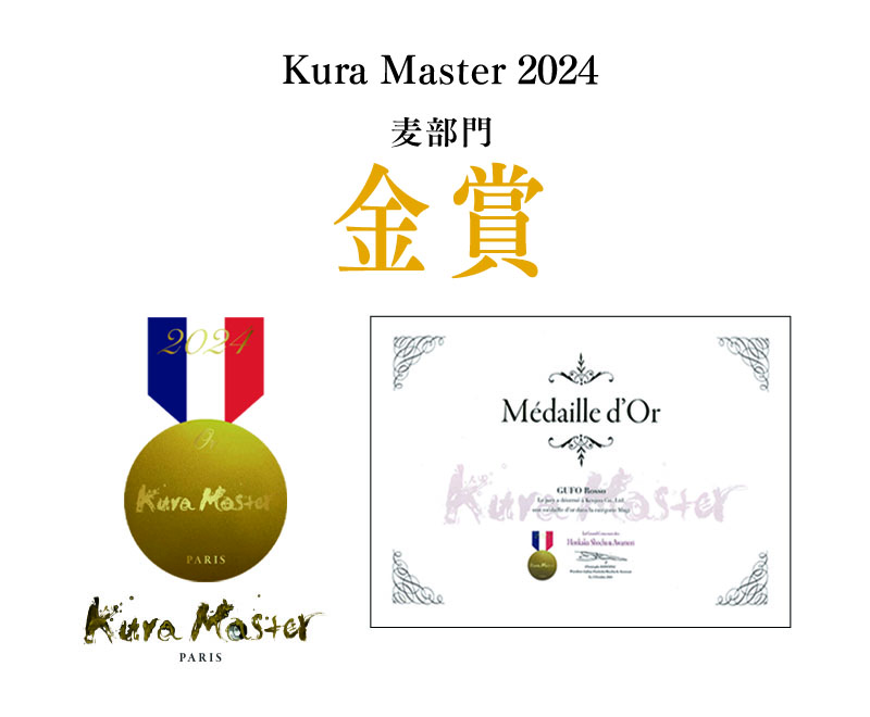 「Kura Master 2024」麦部門 金賞受賞